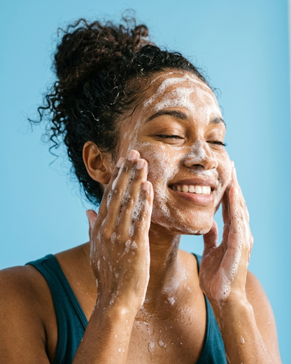 Fra Fra's Naturals | Premium Healing Acne Foaming African Black Soap Face and Body Wash