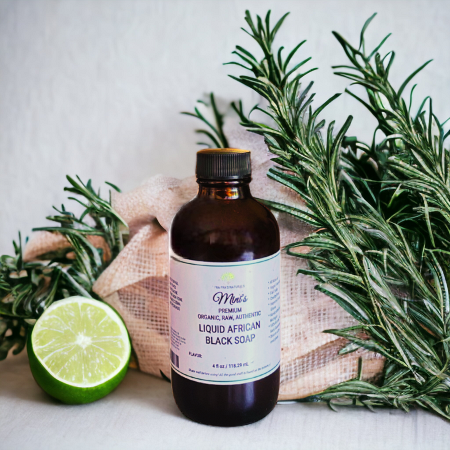 Fra Fra's Naturals | Premium Healing Anti-Anxiety Blend Raw Organic Liquid African Black Soap