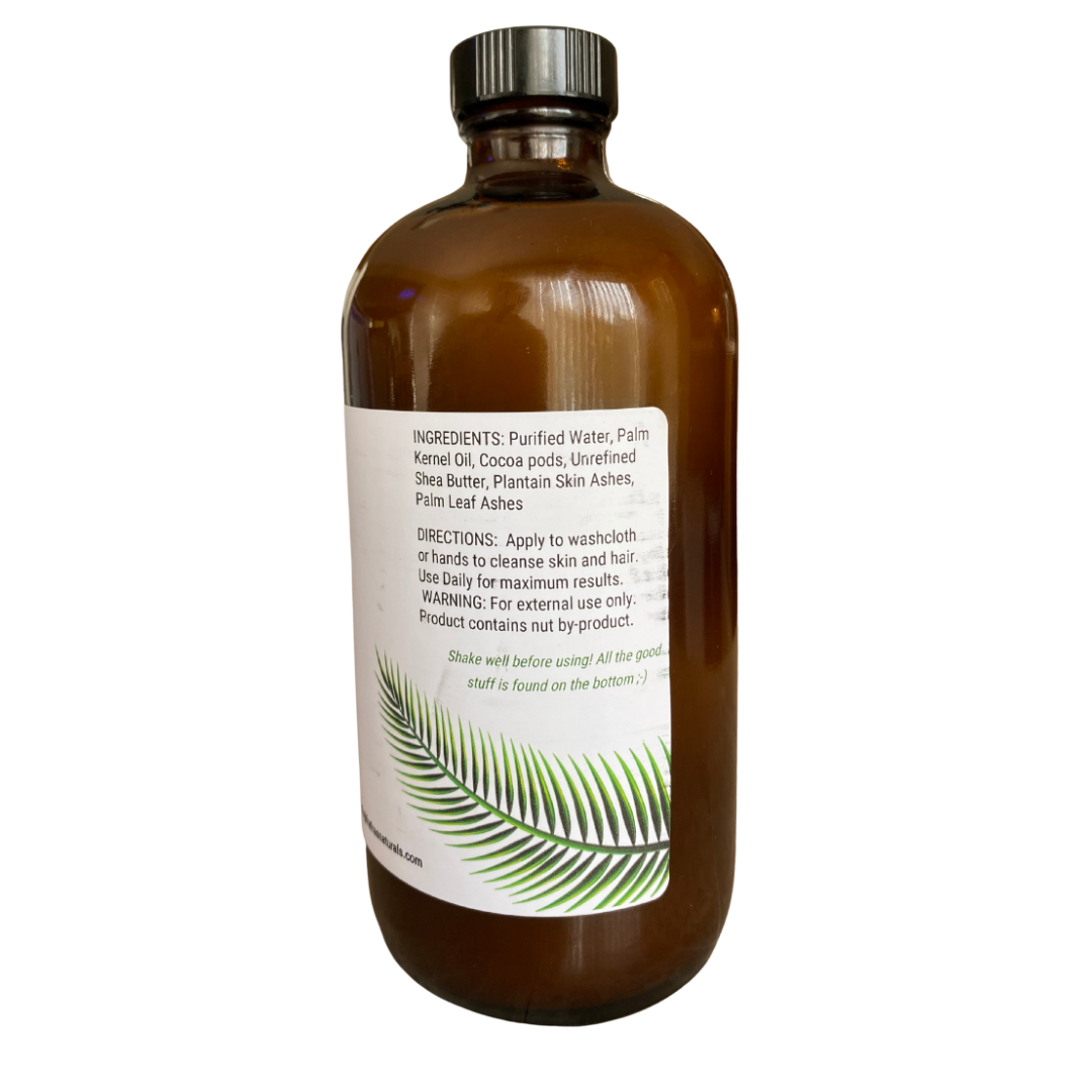 Fra Fra's Naturals | Premium Healing Anti-Anxiety Blend Raw Organic Liquid African Black Soap