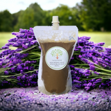 Lavender Bliss: Grab One, Get One Free! Organic Raw Liquid African Black Soap in Soothing Lavender Scents - Promo code LAVENDERBOGO!