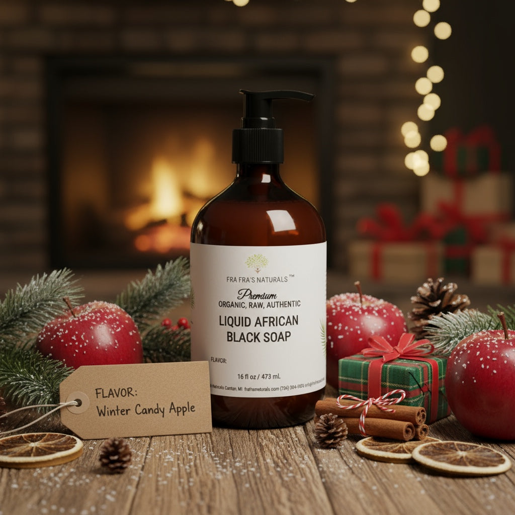 Holiday Aromas Raw Organic Unrefined Liquid African Black Soap