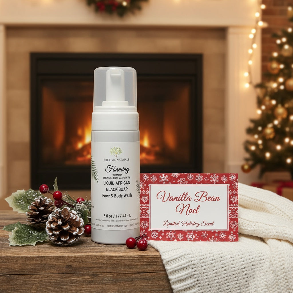 Holiday Aromas Raw Organic Unrefined Liquid African Black Soap