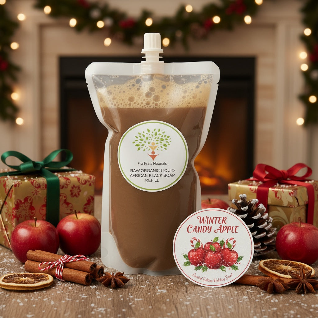 Holiday Aromas Raw Organic Unrefined Liquid African Black Soap