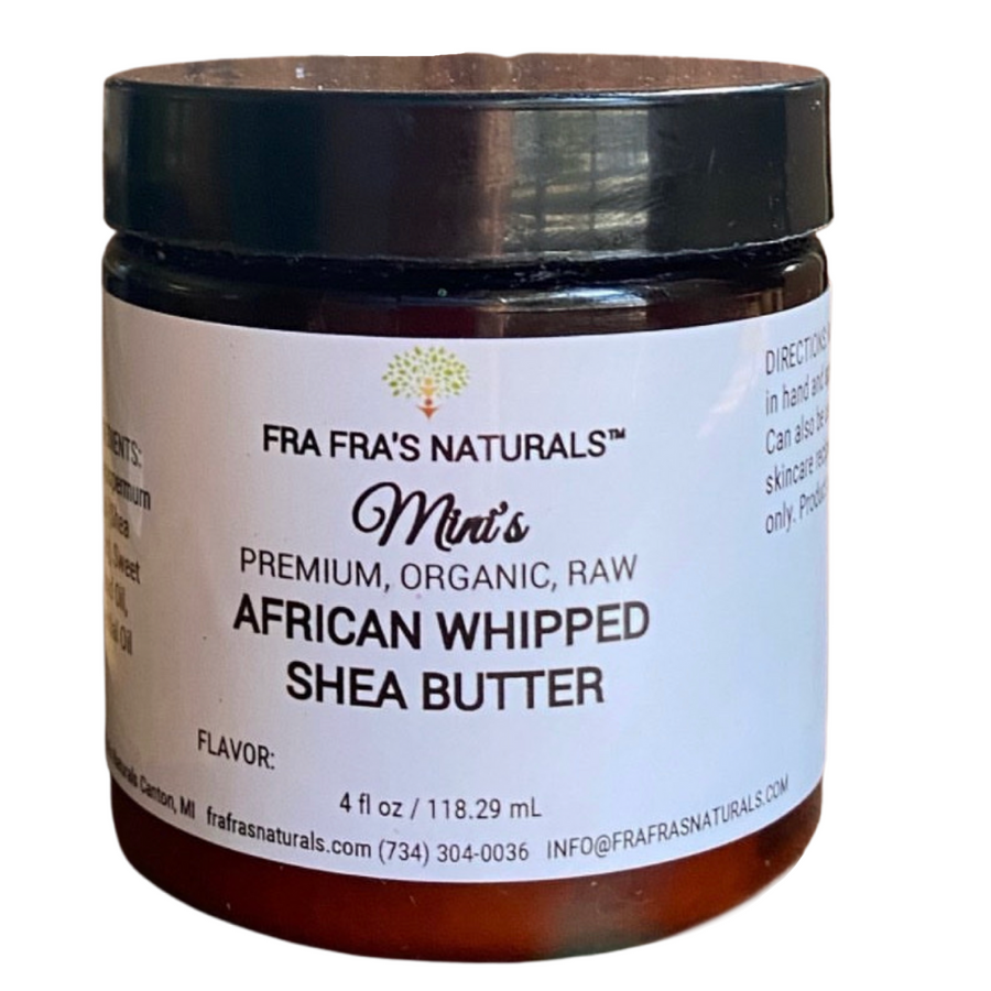 Fra Fra's Mini's | Premium Extreme Healing Psoriasis Raw Organic Whipped Shea Butter Blend - 4 oz
