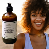 Fra Fra's Naturals| Premium Organic Raw Liquid African Black Soap - Fresh Scents