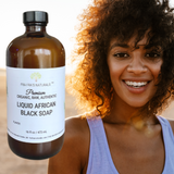 Fra Fra's Naturals| Premium Organic Raw Liquid African Black Soap - Fresh Scents