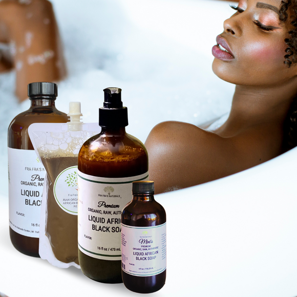 Fra Fra's Naturals | Premium Ultra Moisturizing Liquid Black Soap Blend