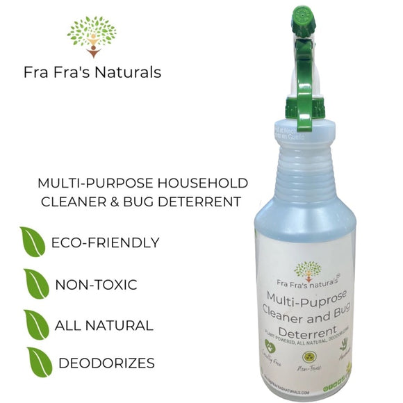 Fra Fra's Naturals Multi-Purpose Cleaner and Bug Deterrent - 32oz