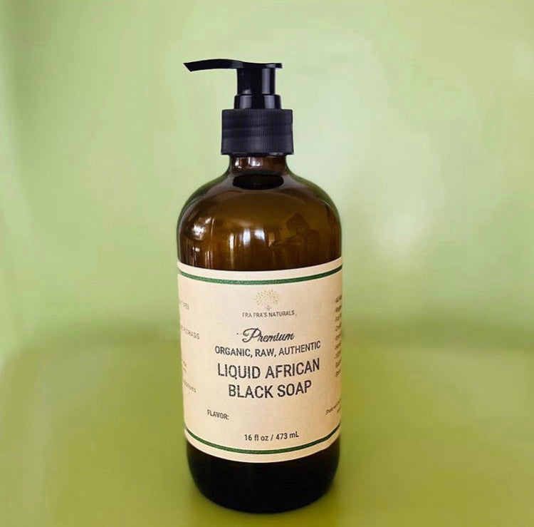Fra Fra's Naturals | Premium Stretch Mark Liquid African Black Soap Blend
