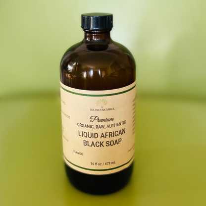 Fra Fra's Naturals | Premium Healing Acne Blend Liquid Black Soap